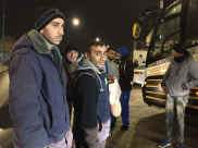 اللد: انطلاق حافلتي البر لمعتمري اللد الرملة الى الديار الحجازية لاداء مناسك العمرة